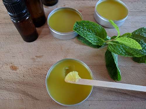 How to Make a Pain Healing Mint Salve