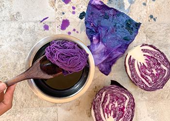How to Naturally Dye Your Everyday Items - Red Cabbage