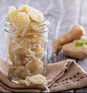 Medicinal Foods - 10 Recipes to Bring Lasting Health - Candied Ginger