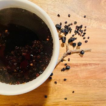 What To Forage in The Dead of Winter- Chokeberries Tea