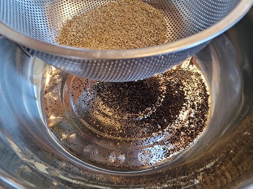 Amaranth Seed Harvest - Step 4