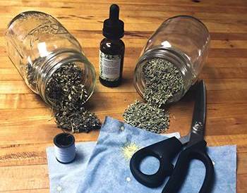 Mugwort for Insomnia and Anxiety - Utensils