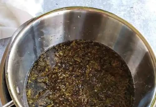 Hemp- heating hemp with carrier oil