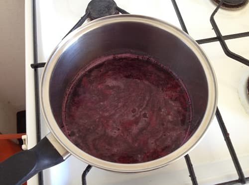 Beetroot Tea for Inflammation and Liver Damage- simmering beetroot