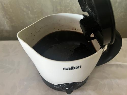 Elder- simmering the liquid