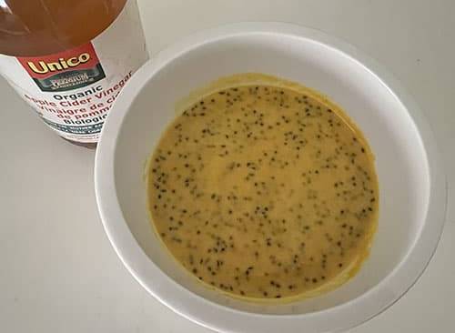 Mustard- adding vinegar