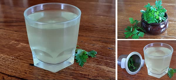 Parsley Tea for Inflammation of The Urinary Tract