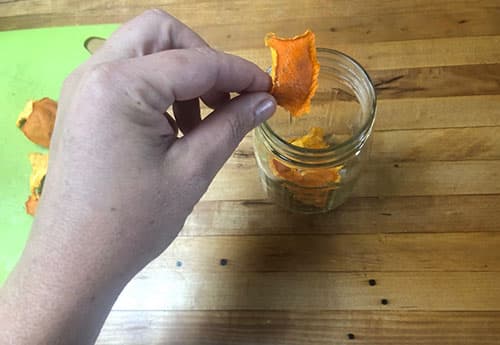 Tangerine Peel Tincture for Bronchitis and Dry Cough- drying tangerine