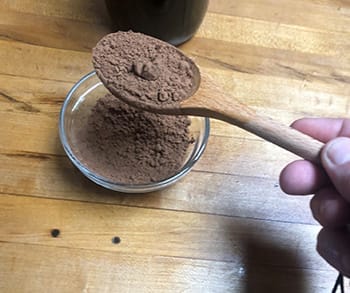 Homemade Herbal Elixir Latte for A Fatty Liver 3 - cocoa