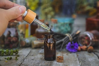 10 Mistakes You Could Be Making When Storing Herbs- clean dropper bottle