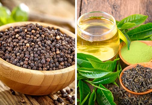 4 Remedies You Should Never Take Together-black pepper and green tea