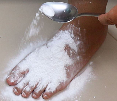 Why You Should Sprinkle Baking Soda on Your Feet