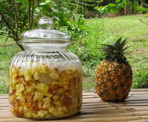 Don’t Throw Away Pineapple Peels and Cores, Do This Instead - pineapple vinegar