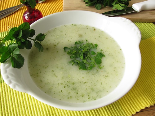 Watercress Broth to Strengthen Your Joints and Bones - watercress soup