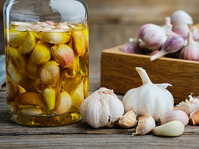 Homemade Garlic Ear Drops -garlic infused oil