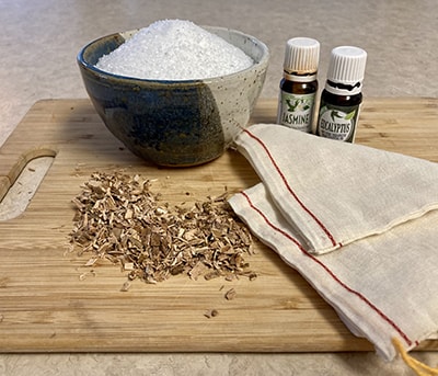 Willow Bark Bath Salts for Inflammation - ingredients