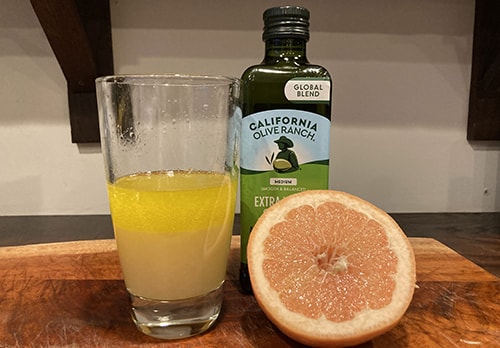 Gallstone Flush Routine - olive oil and grepfruit juice