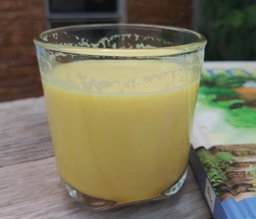 Heavy, Inflamed Legs Drink This - turmeric milk ready