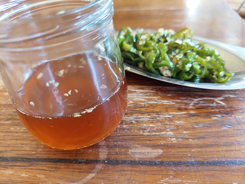 DIY fermented Jalapeno honey - strain
