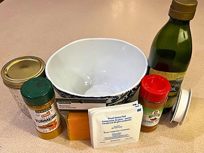 DIY Chili Patches - ingredients