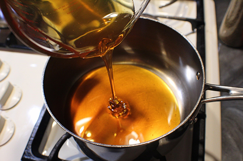 DIY Halls for Sore Throat - add honey