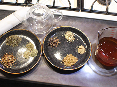 DIY Halls for Sore Throat - ingredients