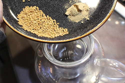 DIY Halls for Sore Throat - put the herbs