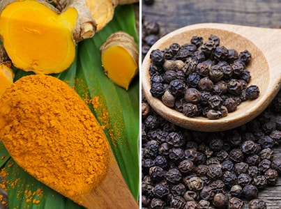 10 Herbs You Should Always Take Together- turmeric and black pepper