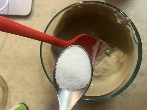 DIY Anti-Shingles Salve - add baking soda and sea slat
