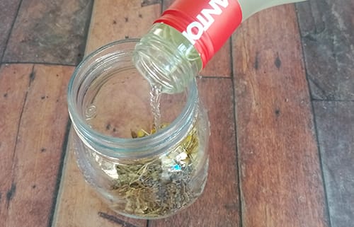 Natures Xanax- pour vodka over herbs