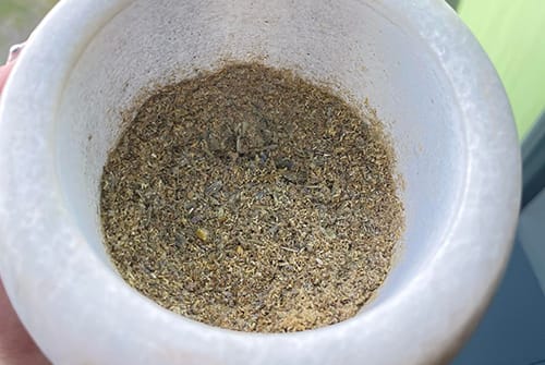 The Antibiotic You Can Smoke - herbs mashed