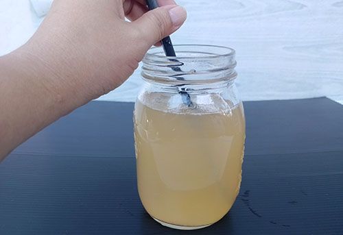Natures Gatorade - finished drink