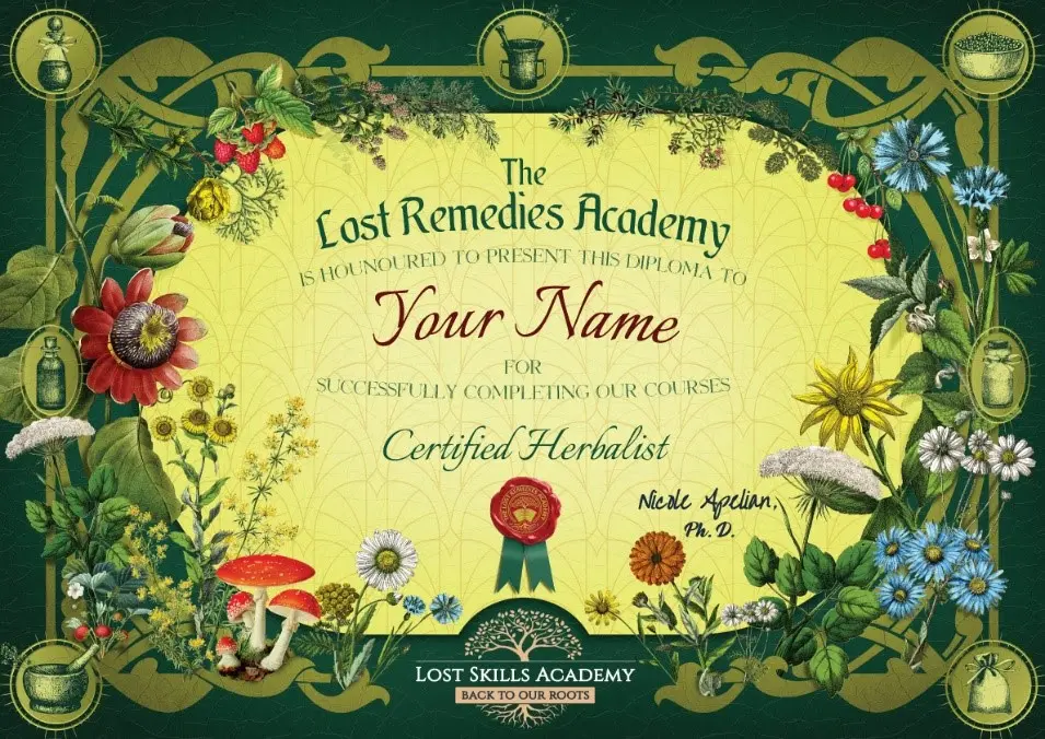 The Lost Remedies Academy Diploma
