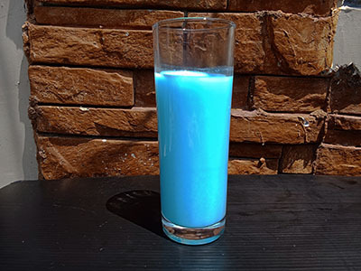 Blue Garlic Milk - Done