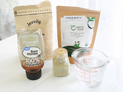 DIY Lung Cleansing Elixir ingredients