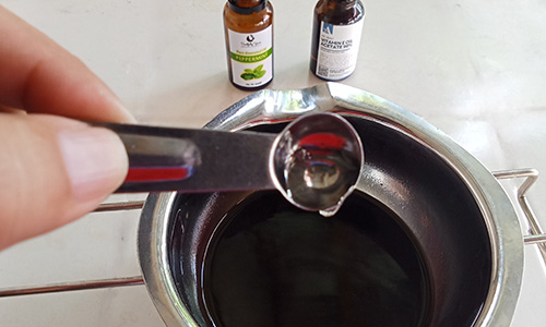 Joint Balm step 3 add oils