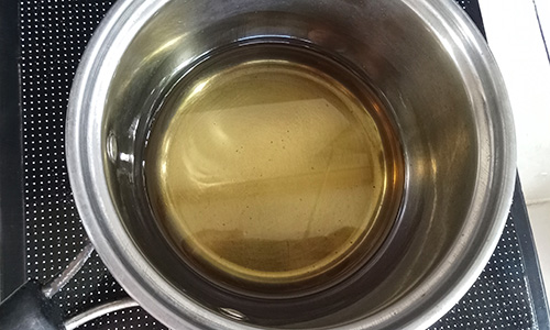 making the oil step 1