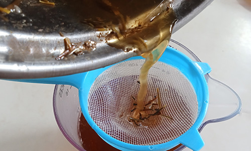 Rosemary Water Bath - step 4