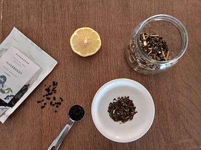 01 - herbal infusion for cold ingredients
