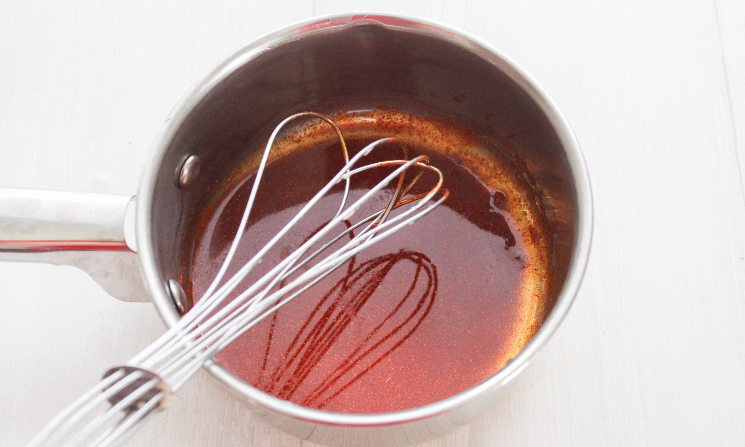 02 Cayenne patch heat the oil and cayenne step one