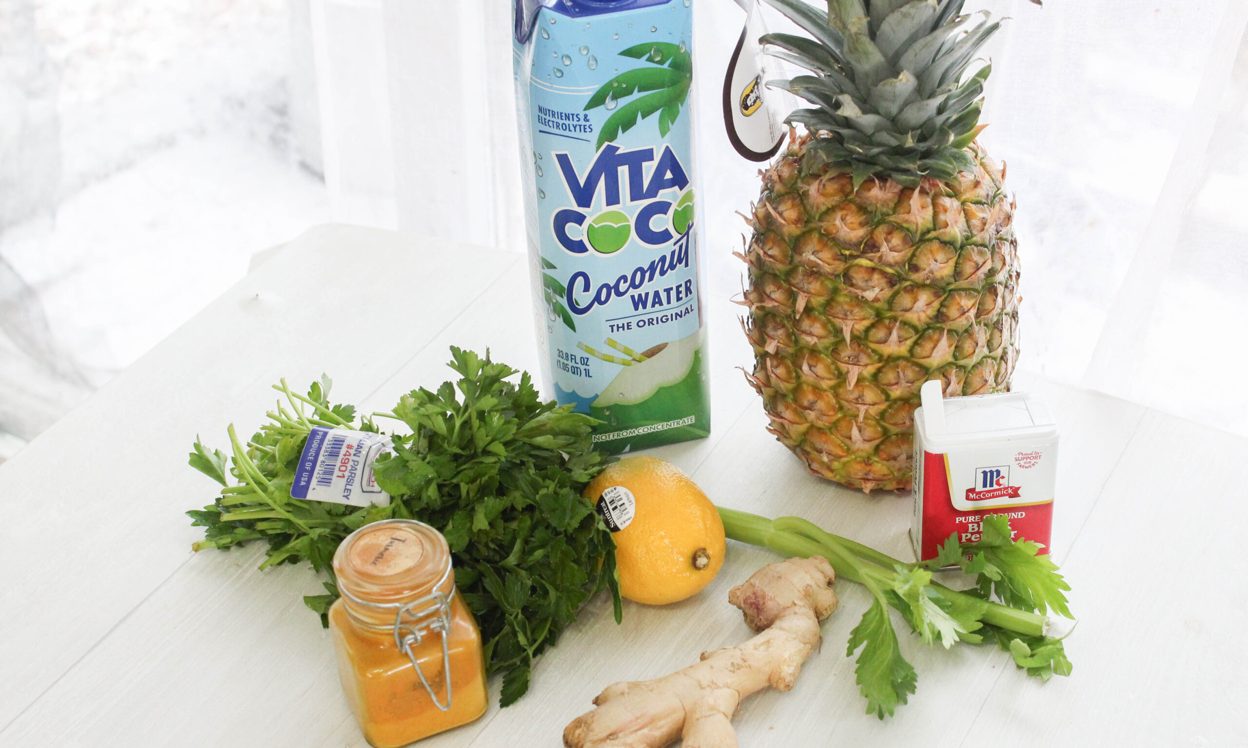 01 ingredients for the homemade lymphatic flush