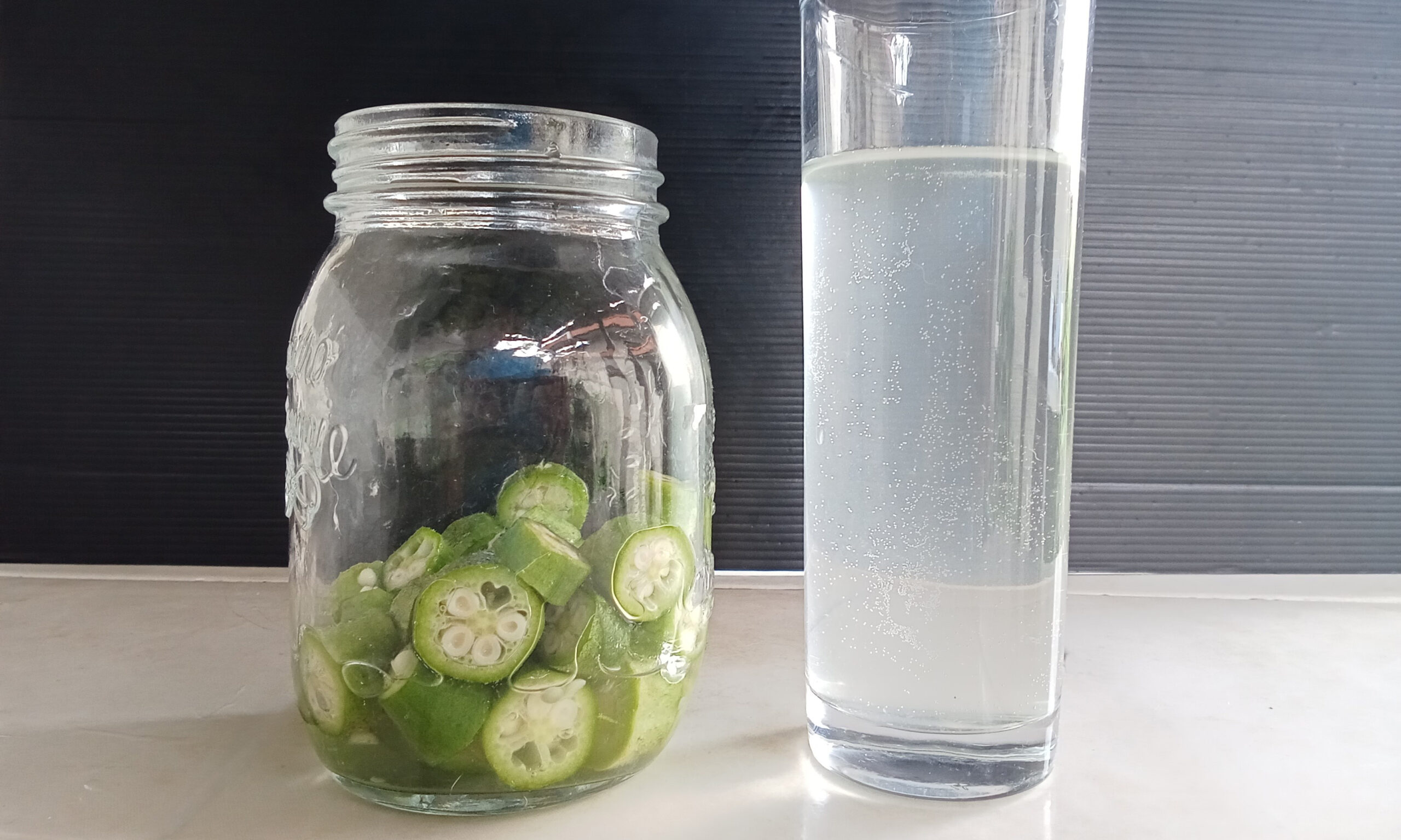03 Okra Water for microplastics detox