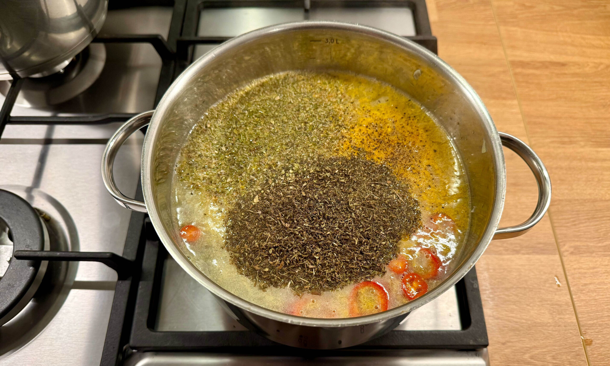 05 add water and other ingredients antibiotic broth