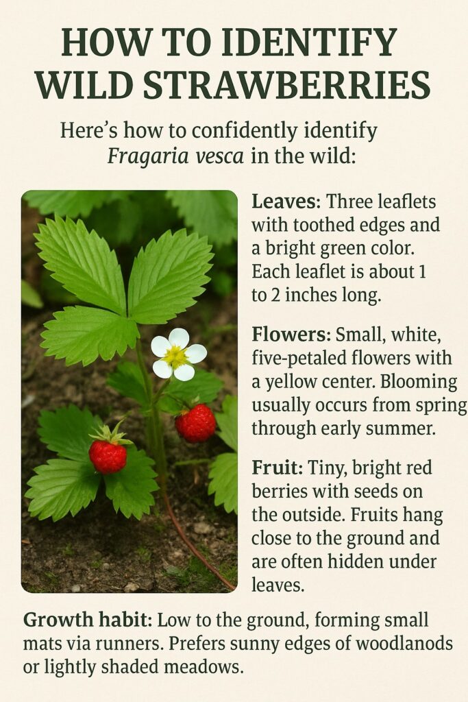 How to identify wild strawberries