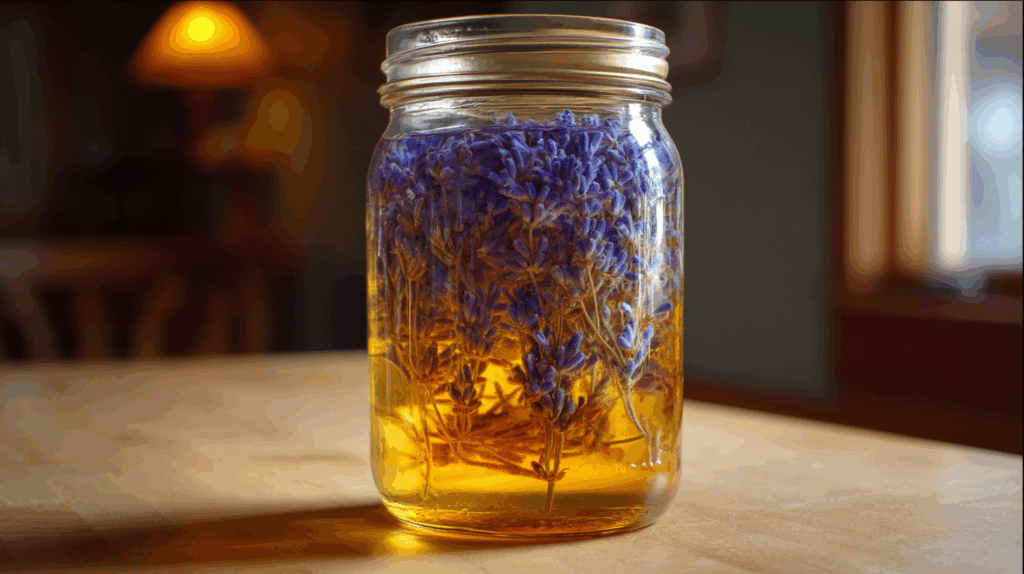 how to make lavender oil cold method