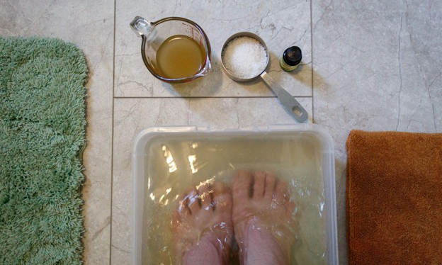 02 ACV Salt Soak soaking