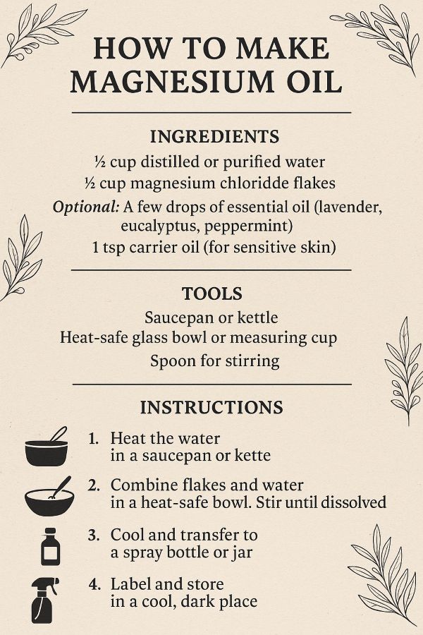 How To Make Magnesium Oil recipe