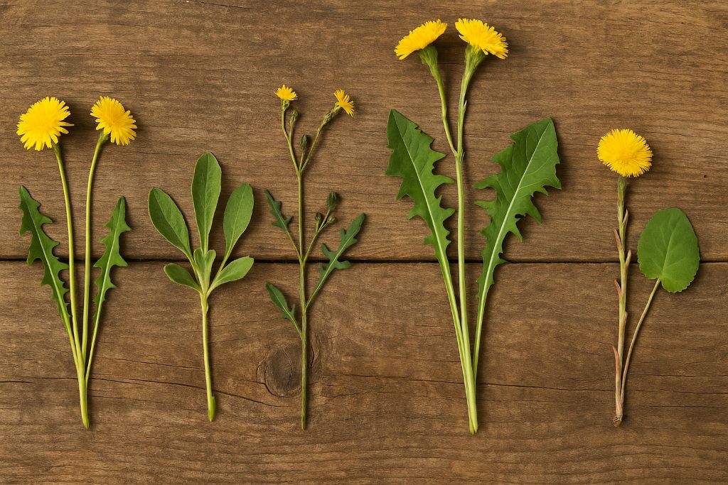 plants that resemble dandelions compared