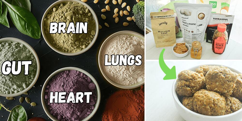 Medicinal Powders Body Map