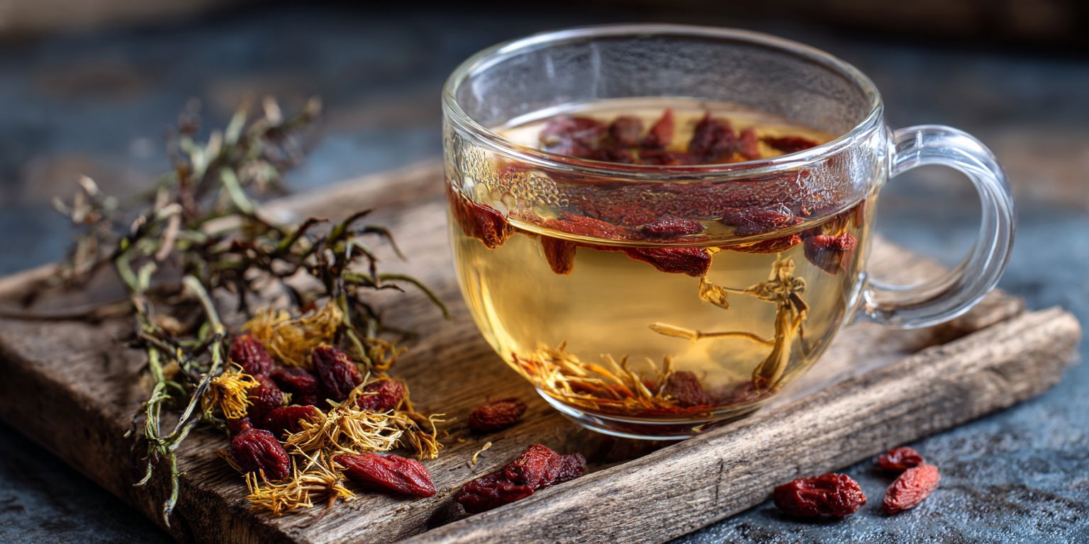 dandelion wolfberry tea recipe